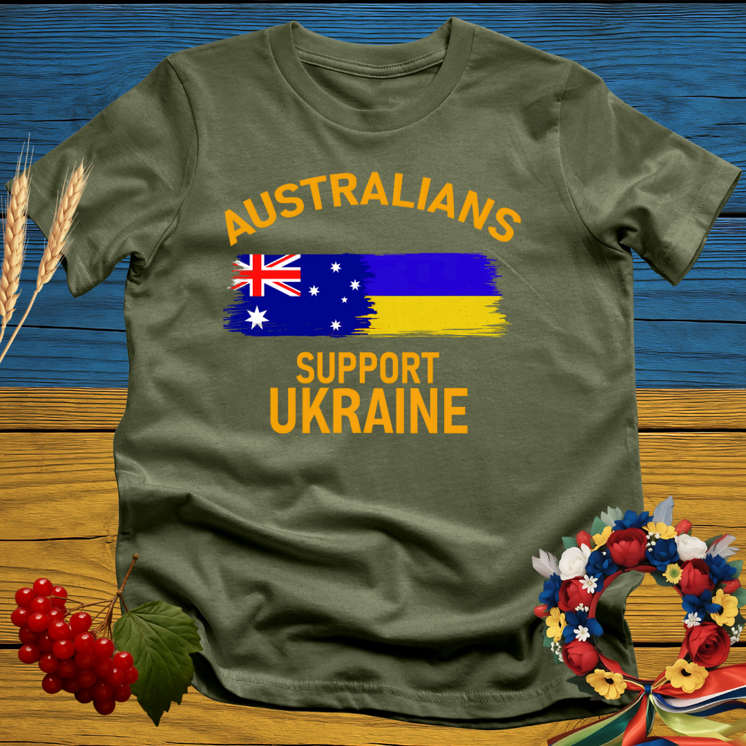 Australians Support Ukraine T-Shirt