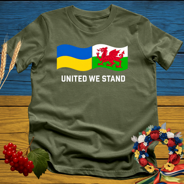 United We Stand: Ukraine & Wales T-Shirt