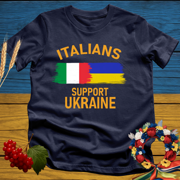 Italians Support Ukraine T-Shirt