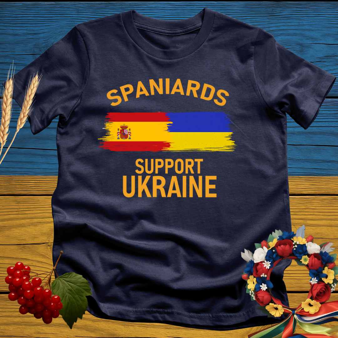 Spaniards Support Ukraine T-Shirt