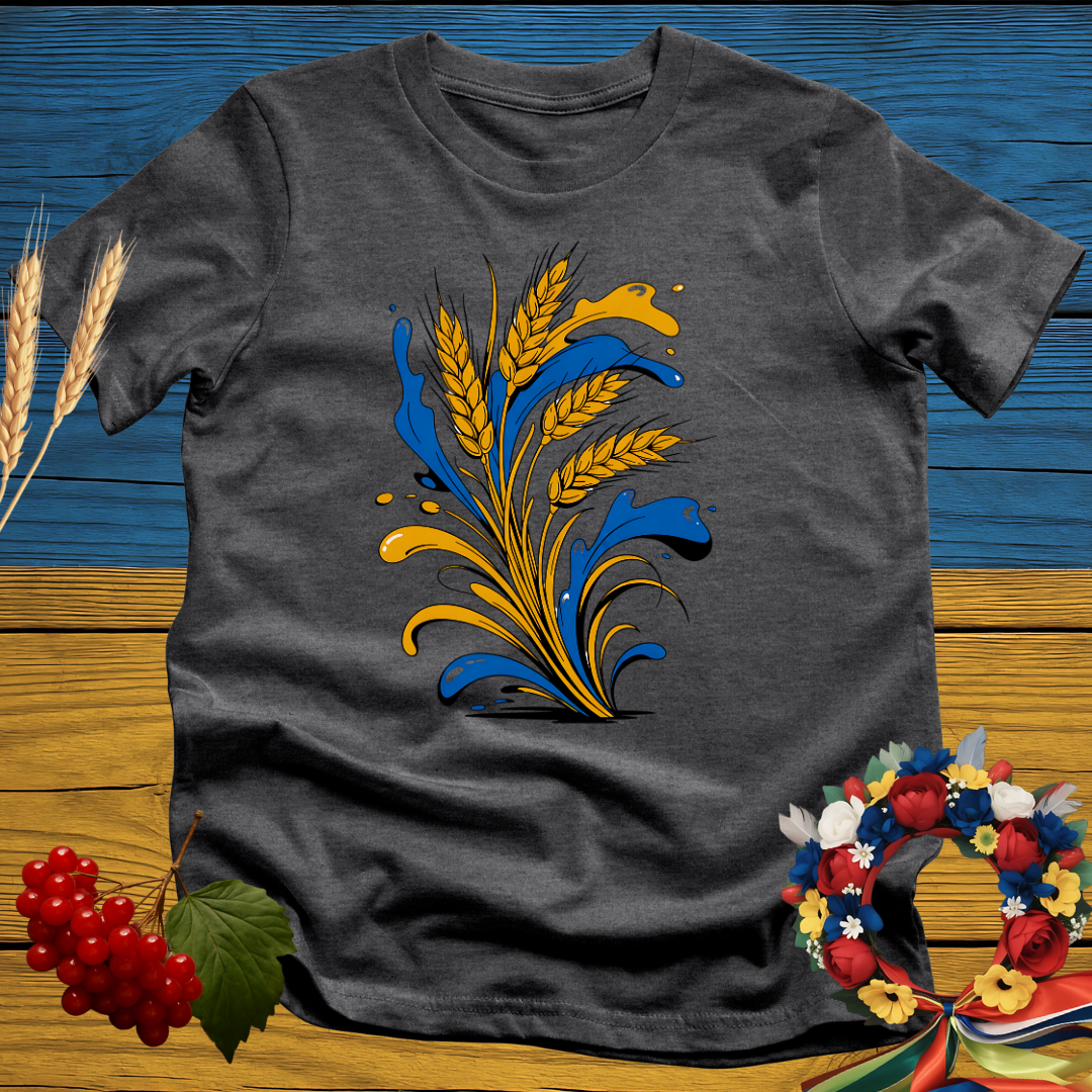 Ukrainian Harvest Splash T-Shirt