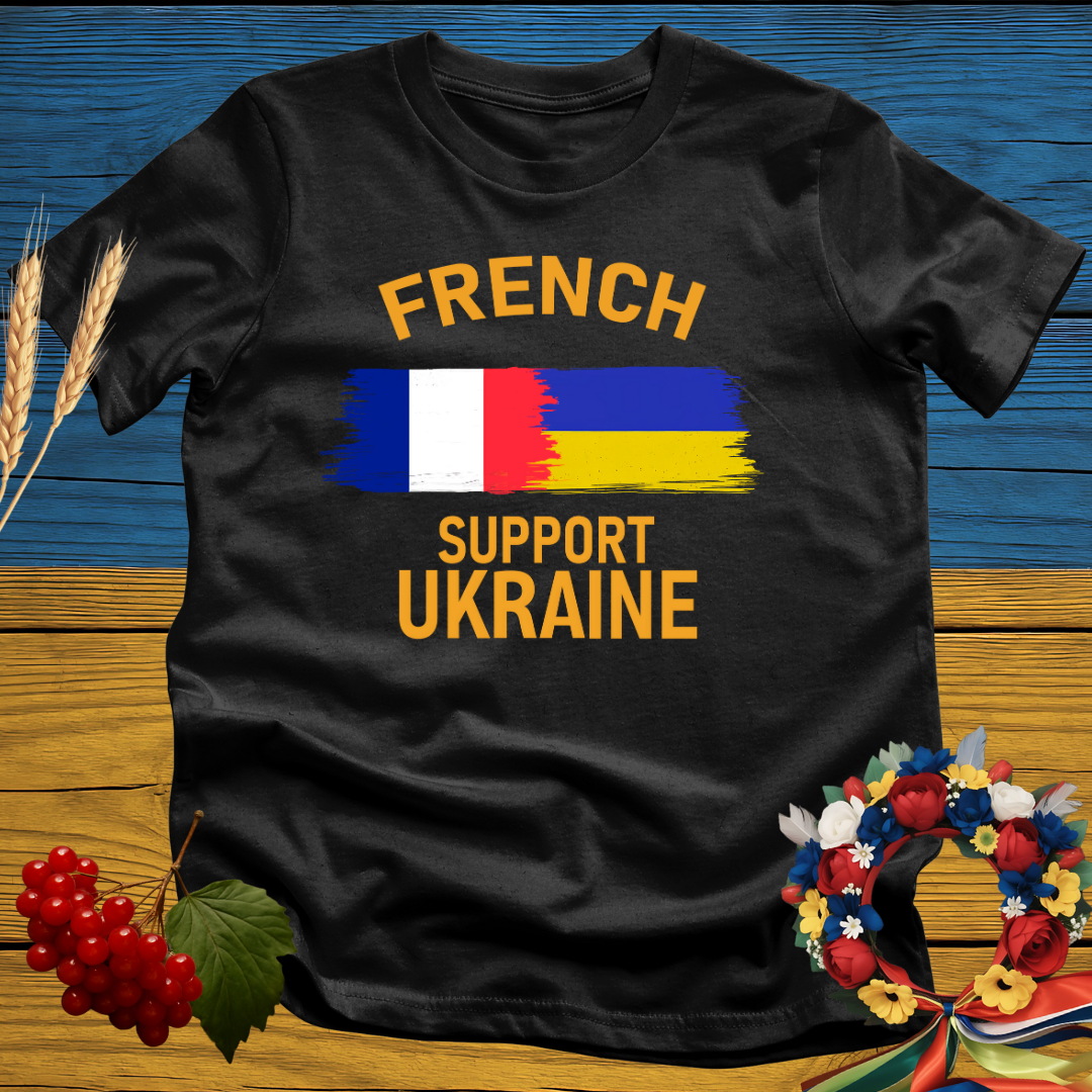 French Support Ukraine T-Shirt