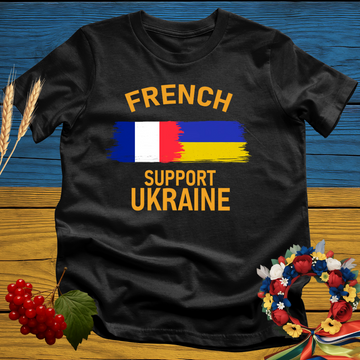 French Support Ukraine T-Shirt