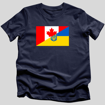 Canadian-Ukrainian Flag T-Shirt