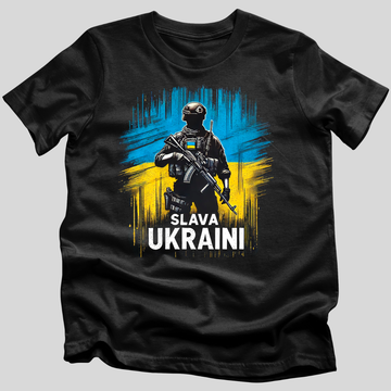 Slava Ukraini: Defender of Ukraine T-Shirt