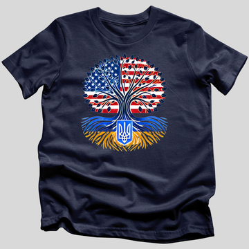 Nations United: Ukraine & USA T-Shirt