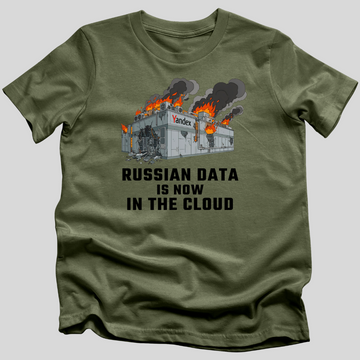 Russian Data In The Cloud T-Shirt