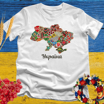 Vyshyvanka Map T-Shirt
