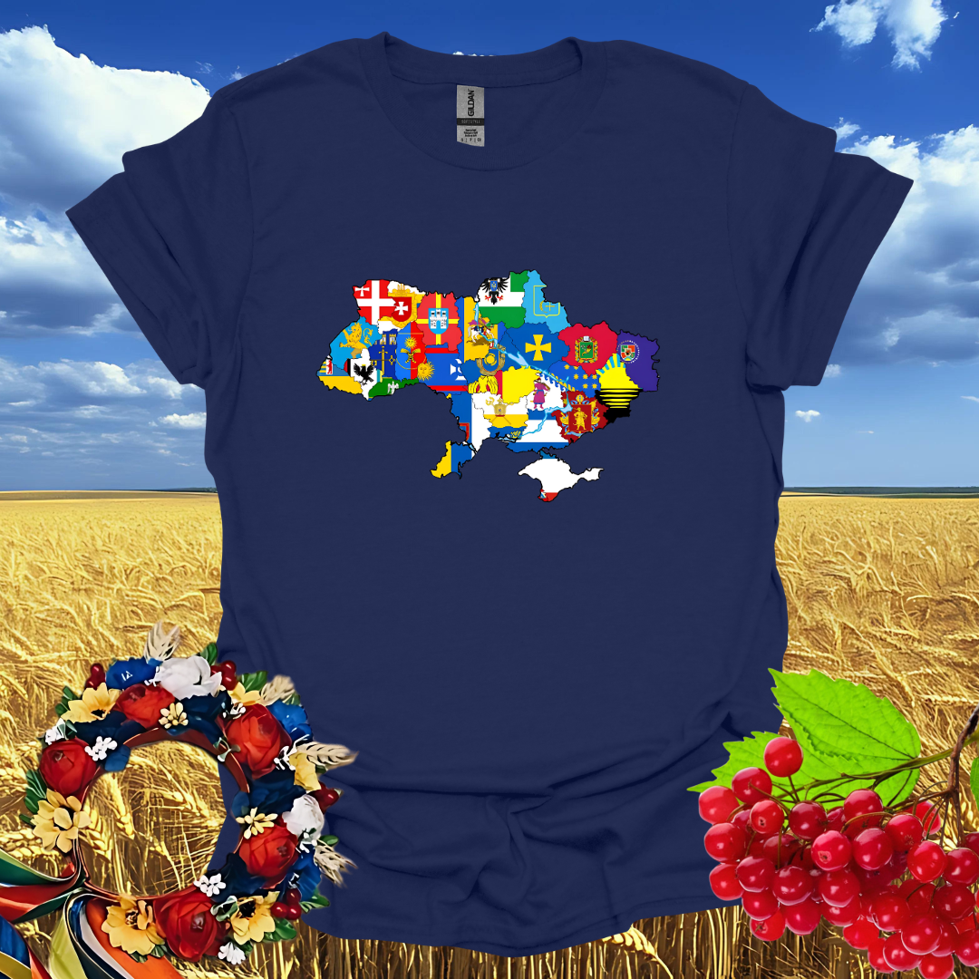 Ukraine's Regional Flags T-Shirt