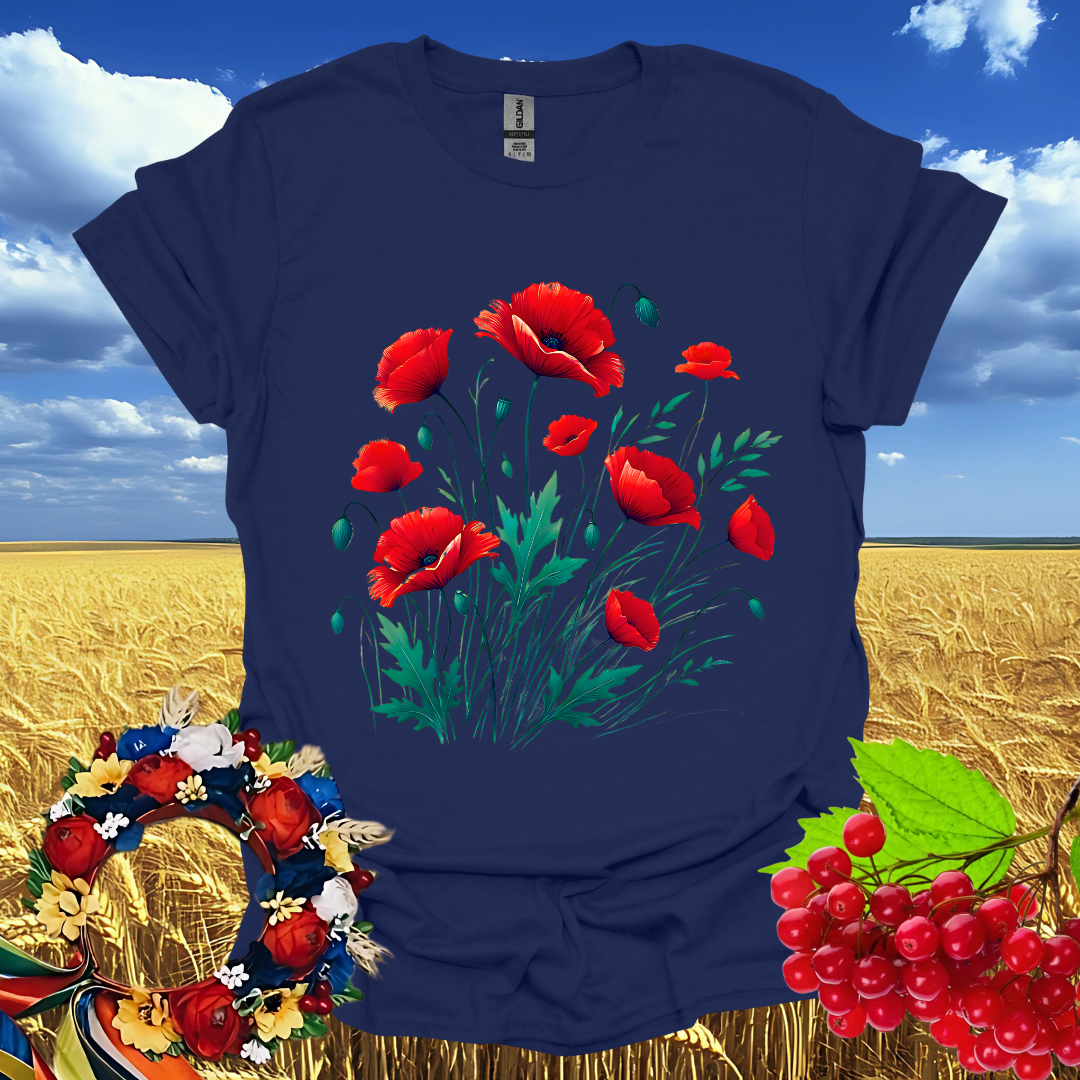 Crimson Garden Harmony T-Shirt