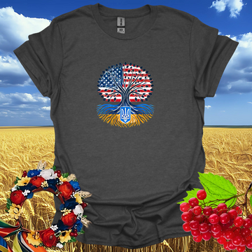 Nations United: Ukraine & USA T-Shirt