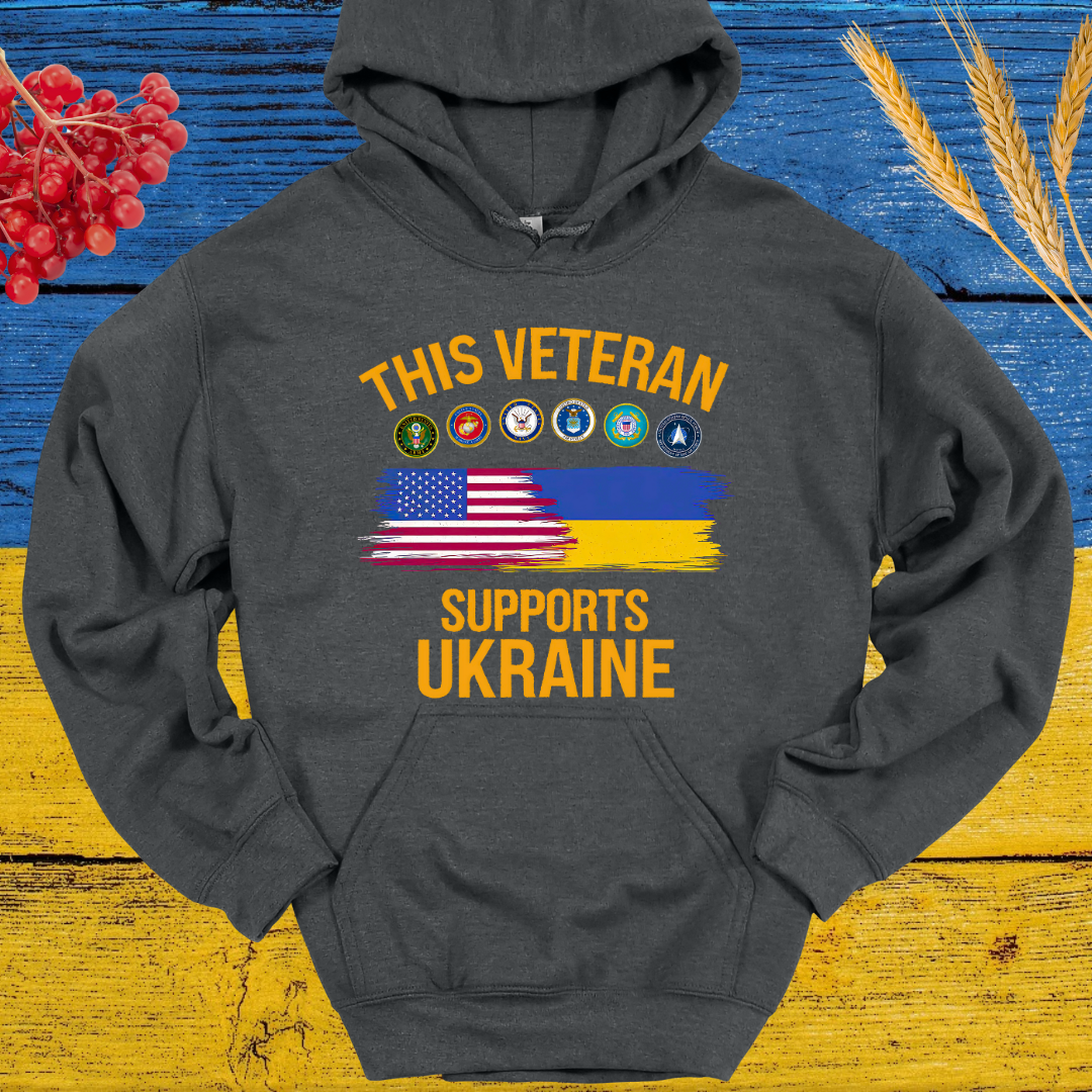 This Veteran Supports Ukraine Hoodie
