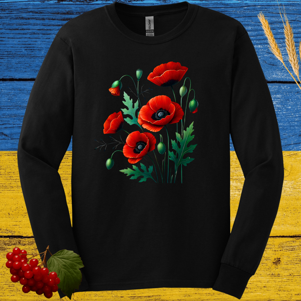 Poppies Long Sleeve Tee