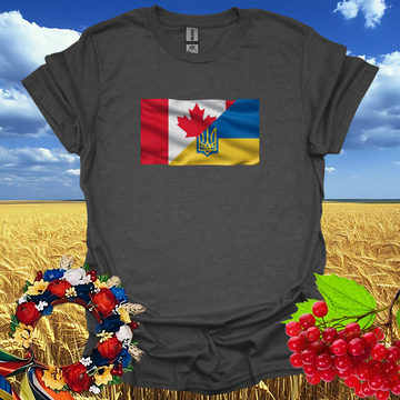 Canadian-Ukrainian Flag T-Shirt