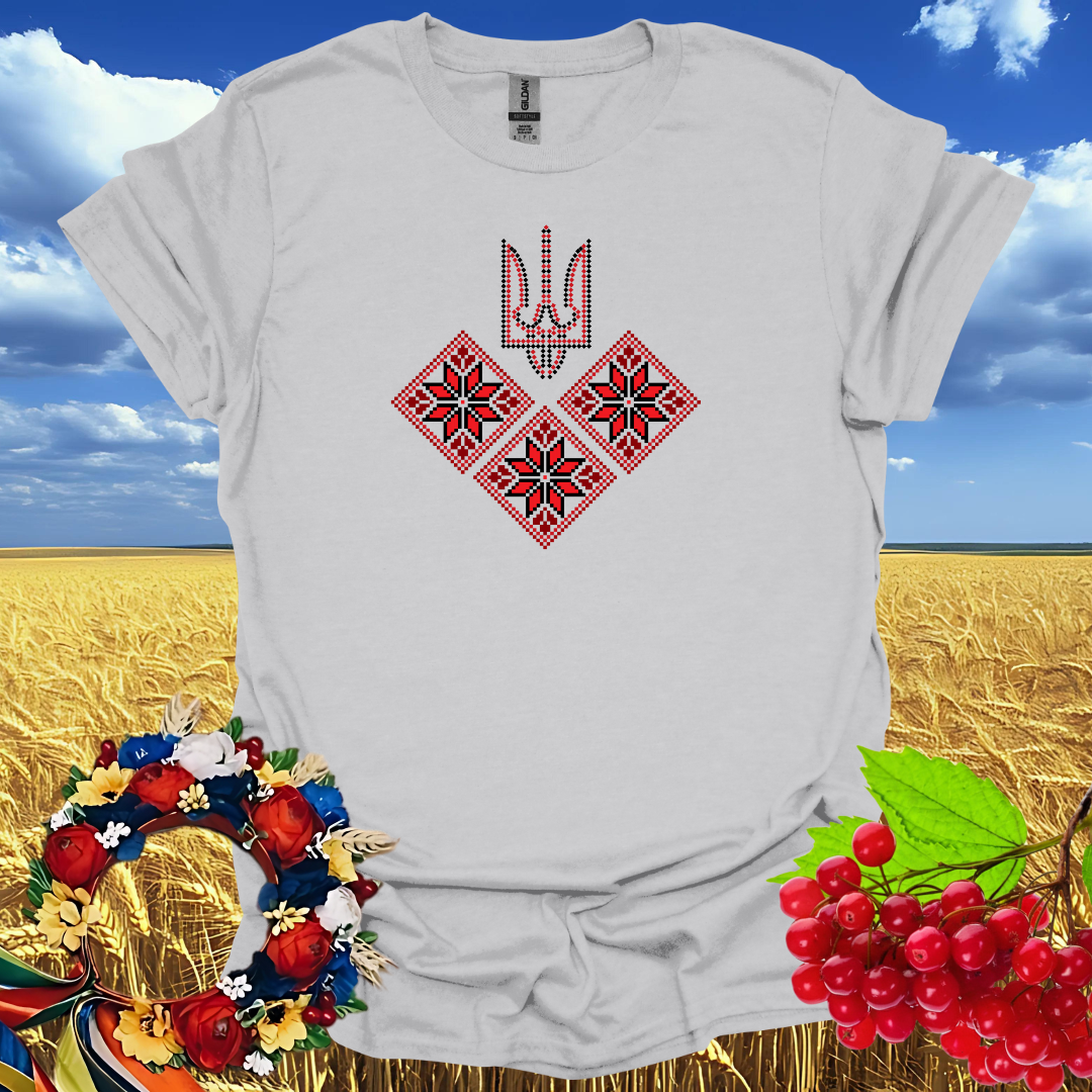 Embroidered Trident T-Shirt