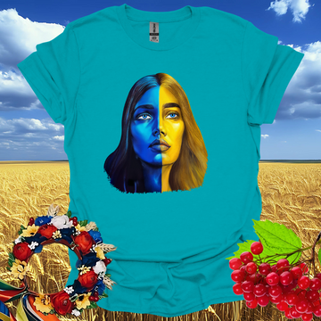 Worried Ukrainian Woman T-Shirt