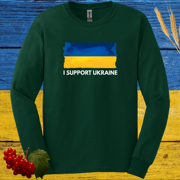 I Support Ukraine Long Sleeve Tee