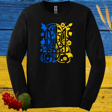 Floral Tryzub: Blossom of Ukraine Long Sleeve Tee
